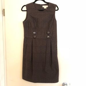 Brown sleeveless Michael Kors Dress